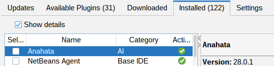 NetBeans Plugin Manager